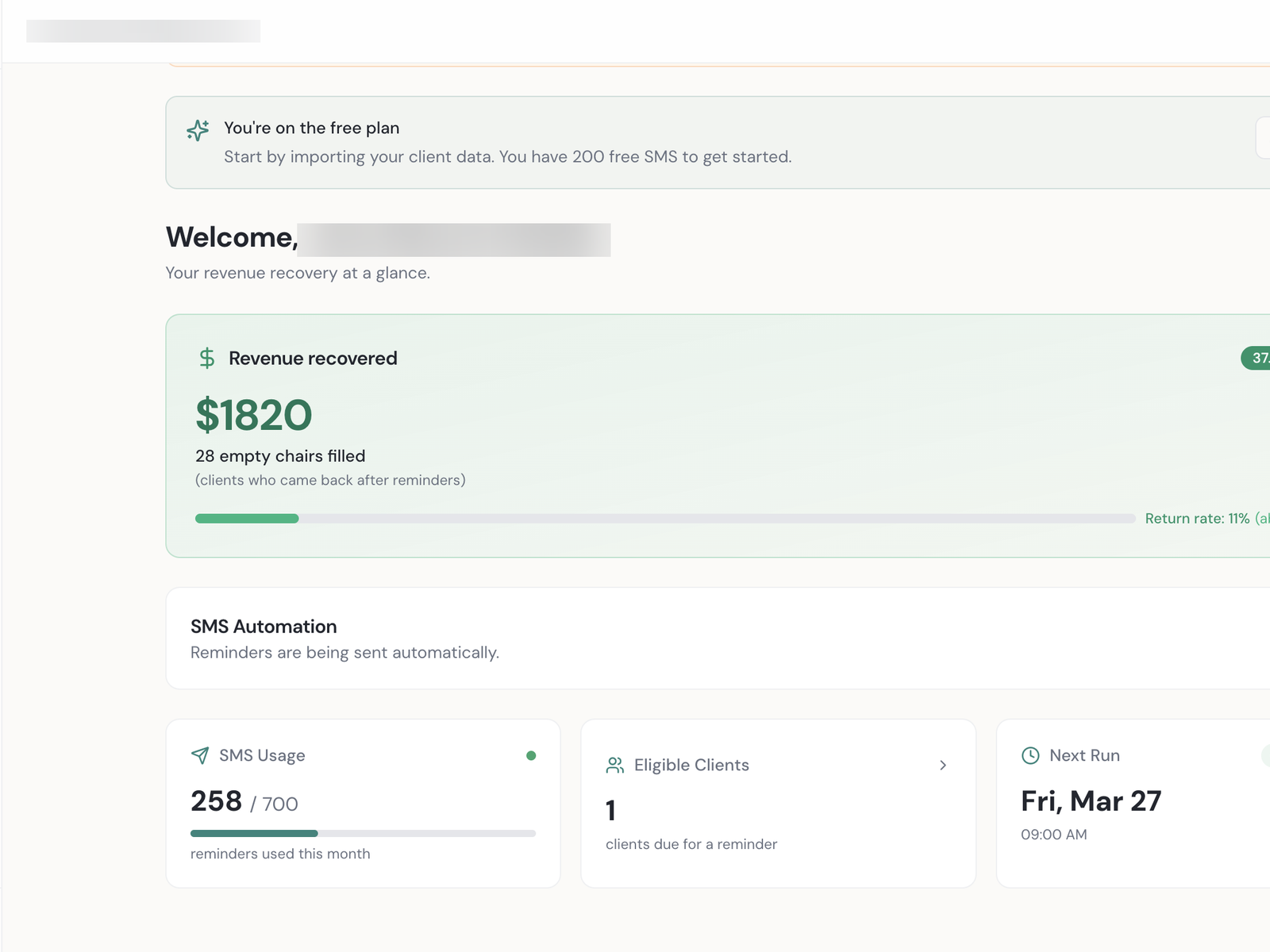 Dashboard Overview